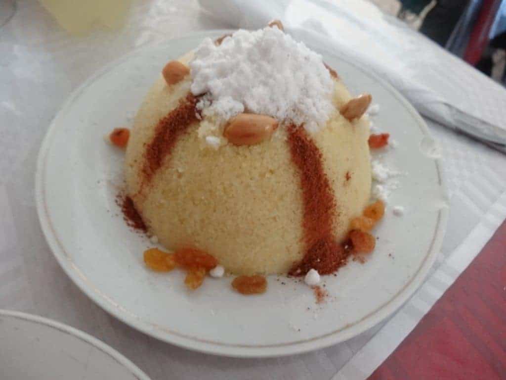 Couscous sucre et cannelle chez Oscar Progres
