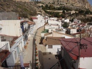 Vue sur certains petits quartiers d'Alicante