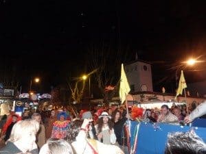 Pendant le carnaval à Chipiona avec la famille nomade