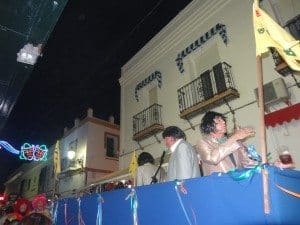 Ambiance fiesta à Chipiona pendant le carnaval 2014