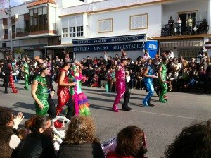 La famille nomade digitale découvre le carnaval de Chipiona
