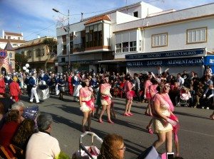 La famille nomade  au carnaval de Chipiona Espagne 2014