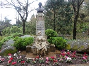 Un buste à Sintra par la famille nomade en avril 2014