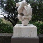 Une statue à Sintra photographiée par la famille nomade digitale
