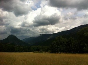 Le ciel se couvre par moment