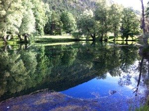 au bord du lac