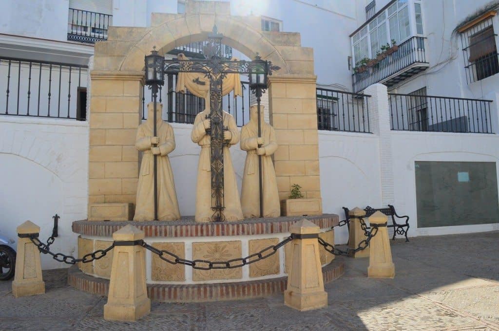 Arcos de la frontera et ses 3 penitents-andalousie en octobre