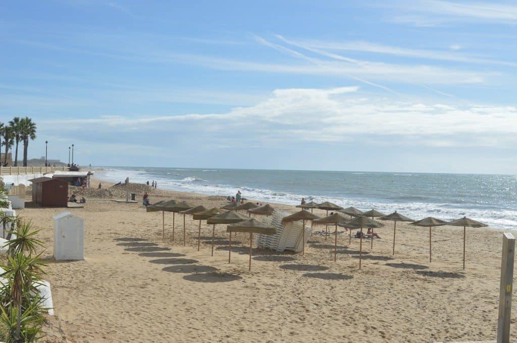 plage de regla en octobre-chipiona