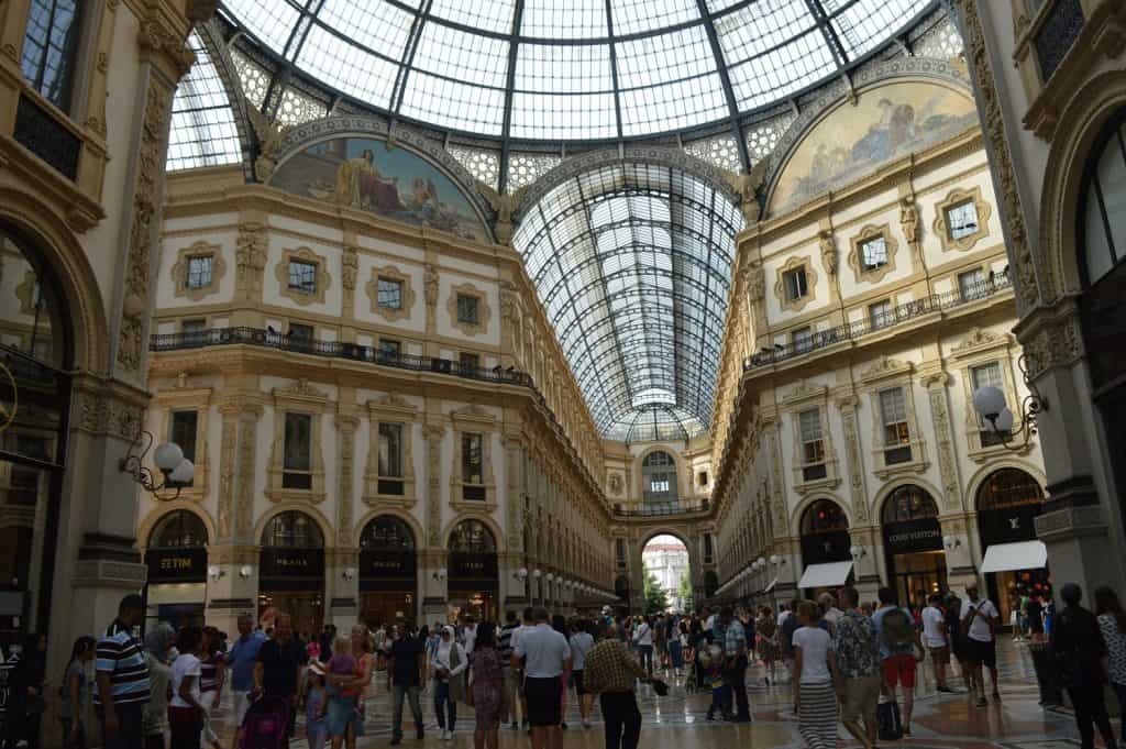 galerie Vittorio Emanuele II ilan Italie famille nomade digitale