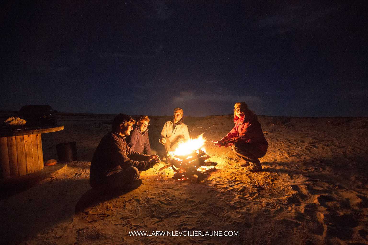 bivouac en plein sahara