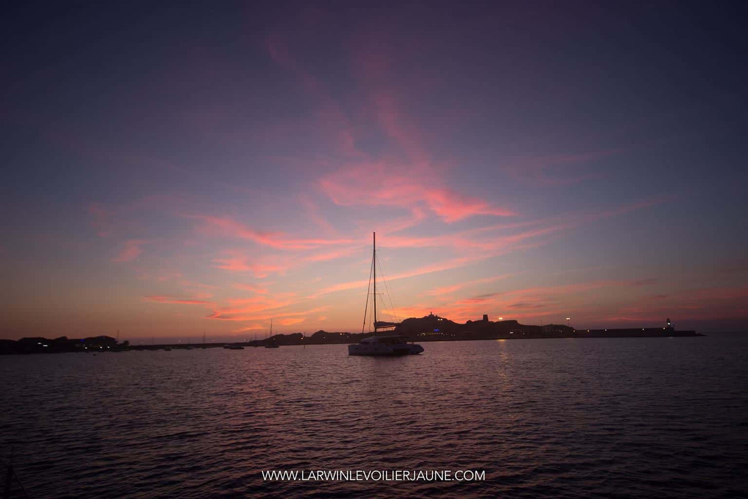 crépuscule en corse