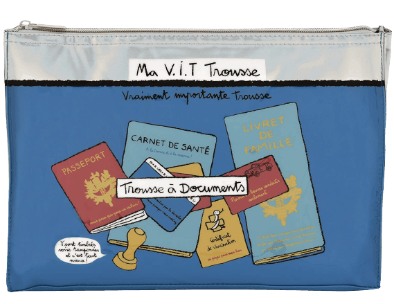 pochette pour ranger ses documents d evoyage - digital nomad equipement 
