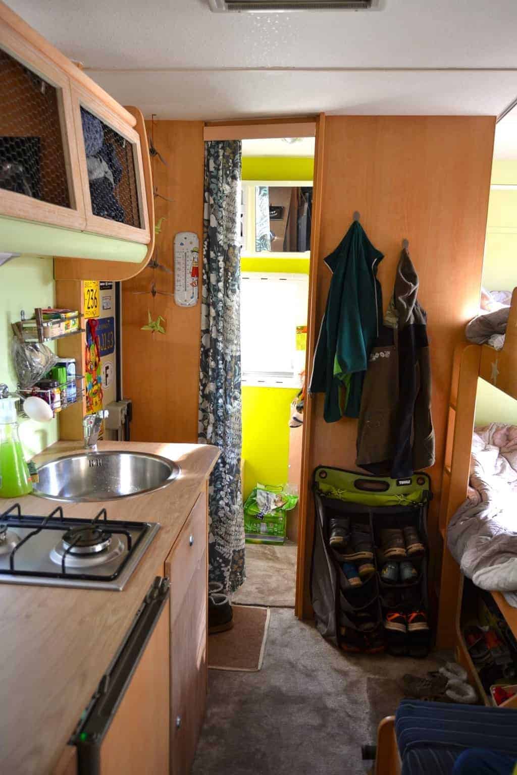 L’intérieur du camping-car des 4 farfelus
