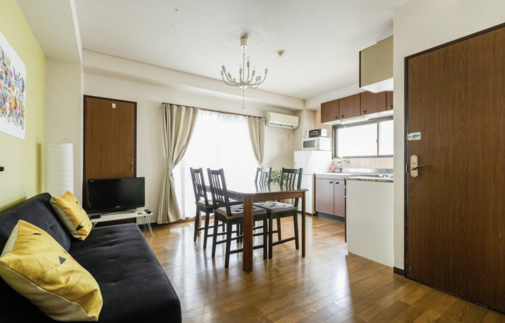 notre airbnb a ossaka - japon