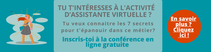 Inscription conference gratuite pour devenir assistante virtuelle