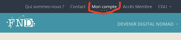 Onglet Mon abonnement dans le compte client